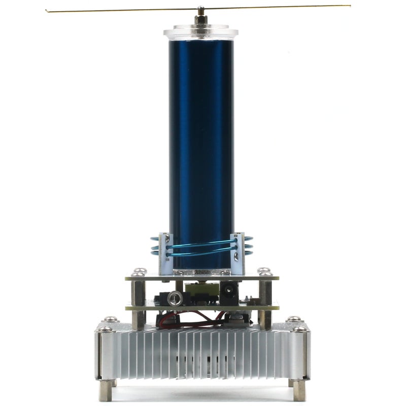 Joytech Music Tesla Coil Acrylic Base Shell Arc Plasma Loudspeaker Wireless Transmission Experiment Desktop Toy Model (YS03) - Image 5